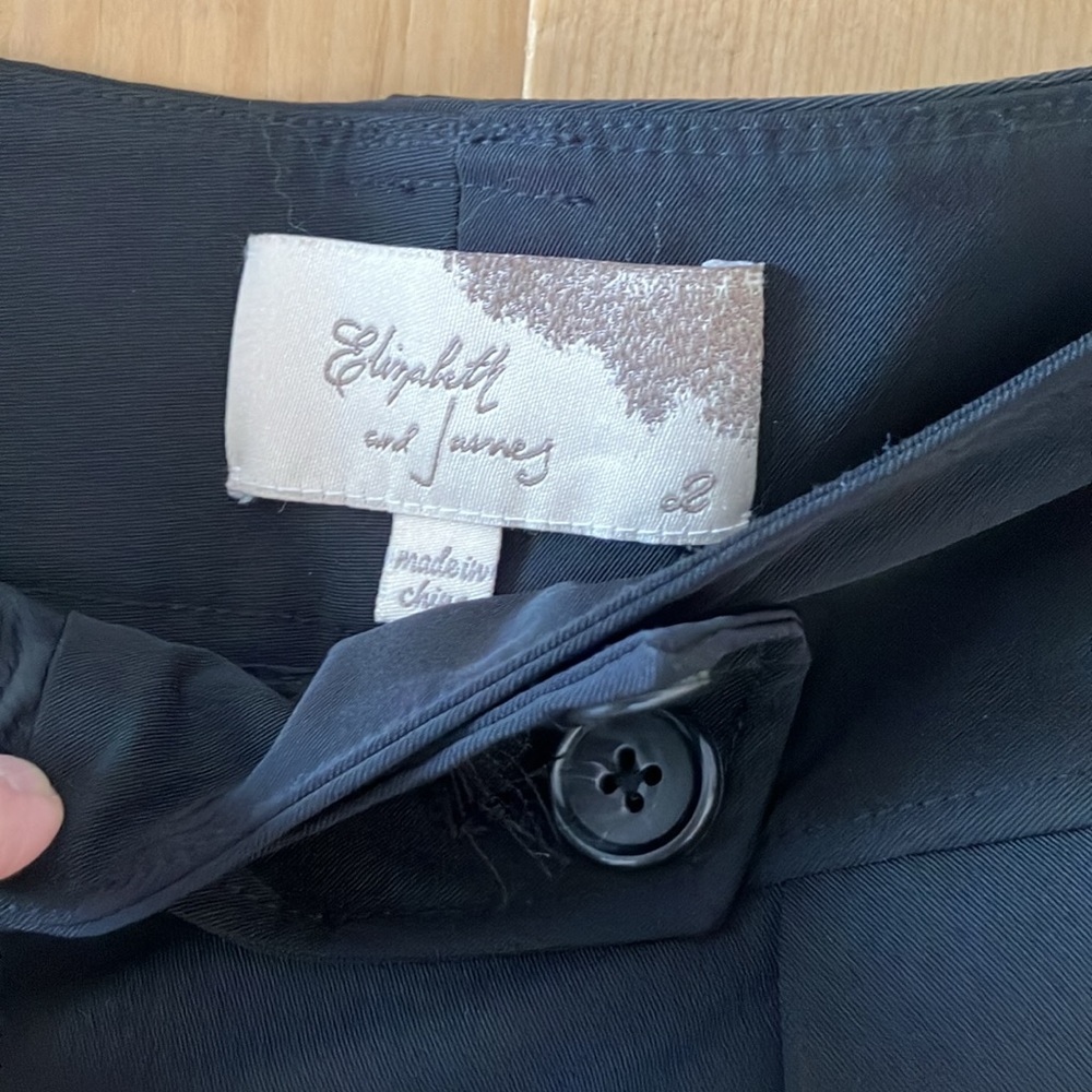 Elizabeth and James ankle black trousers size 2